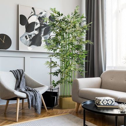 Artificial bamboo plant, 180cm, pine pot, indoor/outdoor