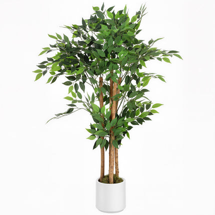 Künstlicher Banyan-Baum 120 cm, Echtholzstamm