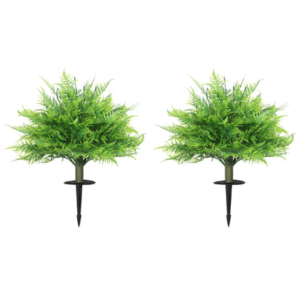 Künstliche Boston-Farne, UV-beständig, 2er-Pack, 40x60 cm