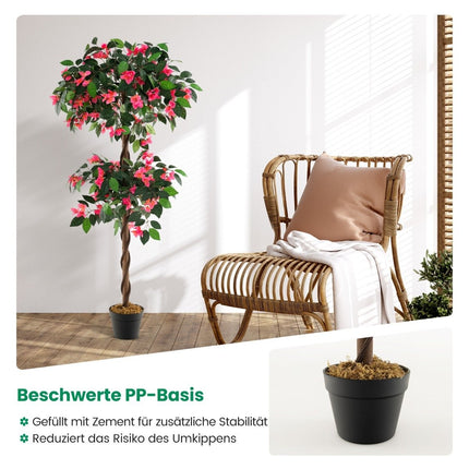Artificial Bougainvillea Tree, 150 cm, 252 Flowers, Potted