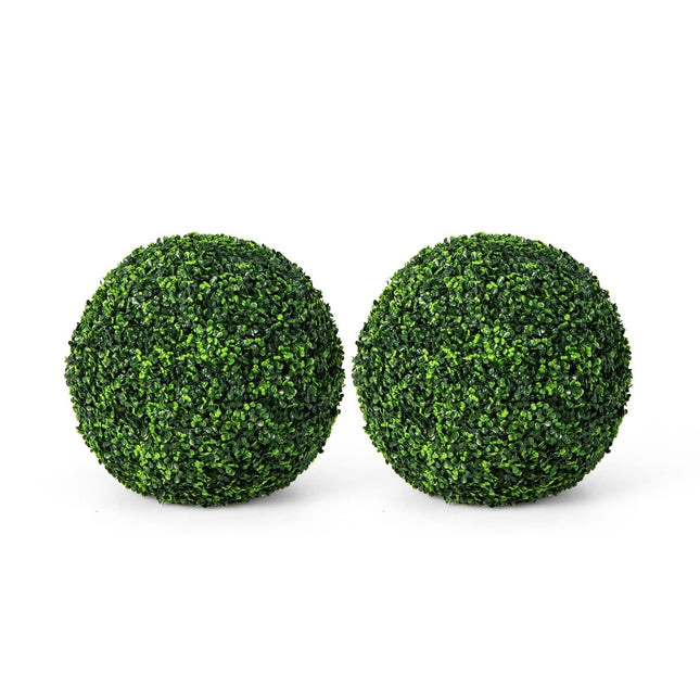 Artificial Boxwood Balls, 48 cm, UV Resistant, Set of 2