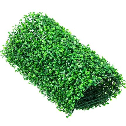 Artificial Boxwood Hedge Panels, 6-Pack, 20x20 In, UV