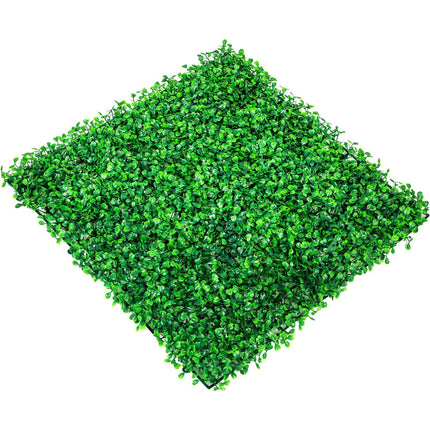 Artificial Boxwood Hedge Wall Panels UV, 24 Pack 10x10 in