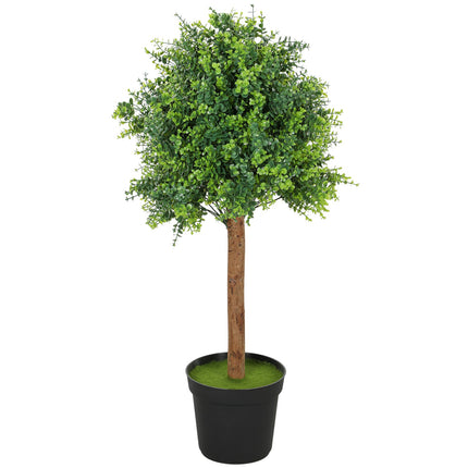 Umělý zimostráz, 90cm, odolný UV, v květináči