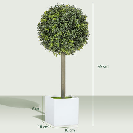 Umělý tvarovaný zimostráz, sada, 45cm, odolný UV