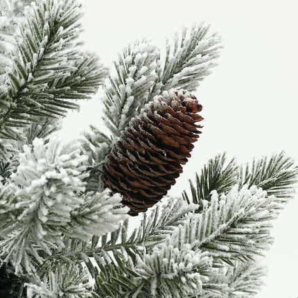 Artificial Christmas tree, 100cm, snowy, flame retardant