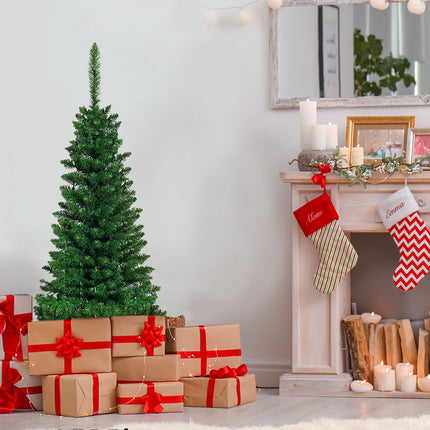 Künstlicher Weihnachtsbaum 135 cm, 150 LED-Lichter, Metallständer