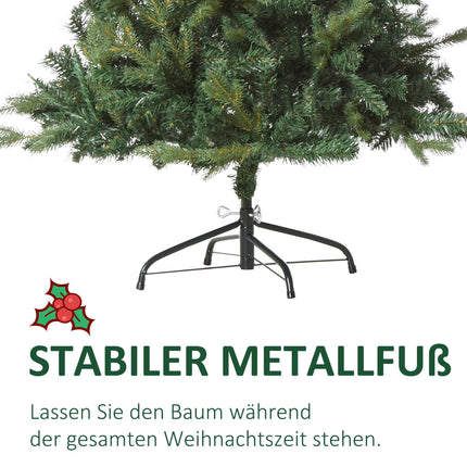 Artificial Christmas Tree, 150 cm, 946 Branches, Metal Stand