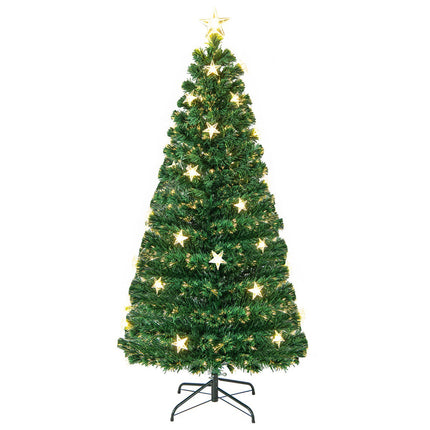 Künstlicher Weihnachtsbaum 150cm, Glasfaser, 8 Modi