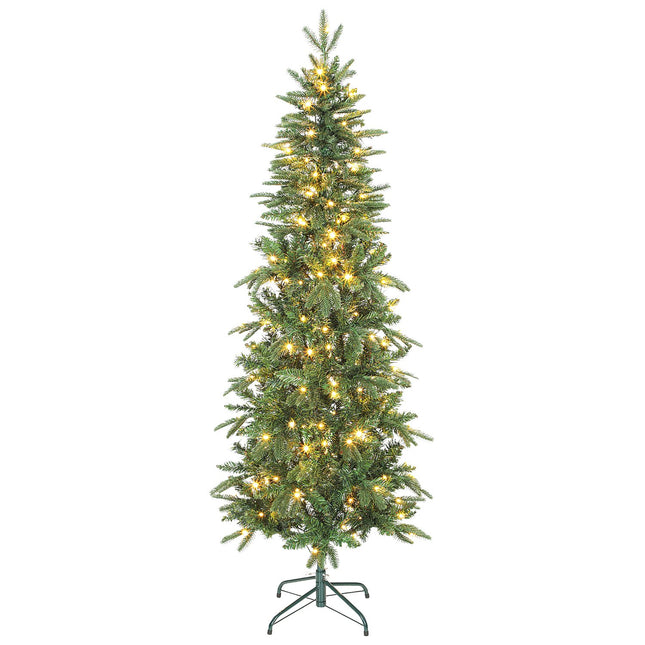 Künstlicher Weihnachtsbaum, 180 cm, 605 Zweige, 200 LED