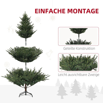 Künstlicher Weihnachtsbaum, 180cm, schwer entflammbar, für Innenbereiche