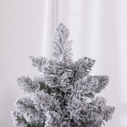 6ft Artificial Christmas Tree, 150 LEDs, Flame Retardant