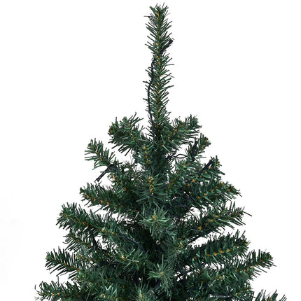Artificial Christmas Tree 180 cm, Color-Changing LEDs, Metal Stand