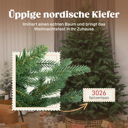 Artificial Christmas Tree, 180 cm, Pine, 3026 Tips