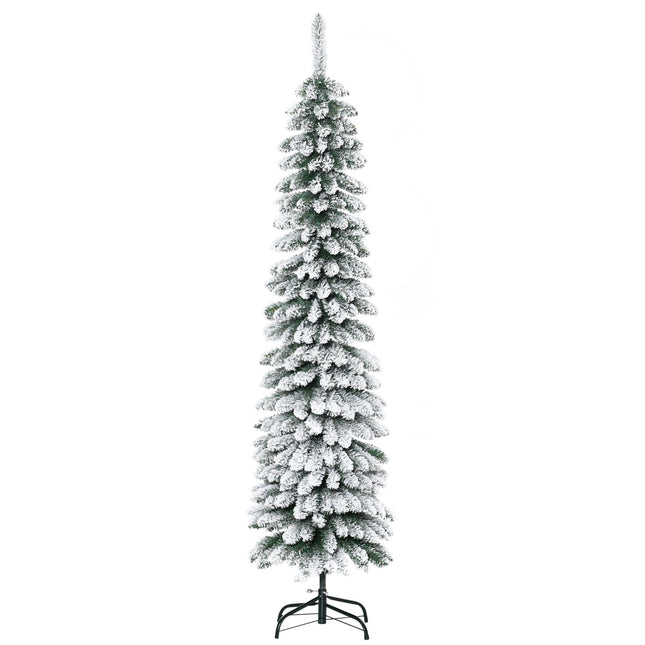 Artificial Christmas Tree, 180 cm, Snowy Branches, Indoor Use