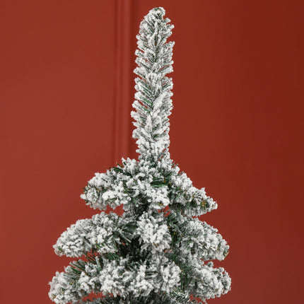 Artificial Christmas Tree, 180 cm, Snowy Branches, Indoor Use