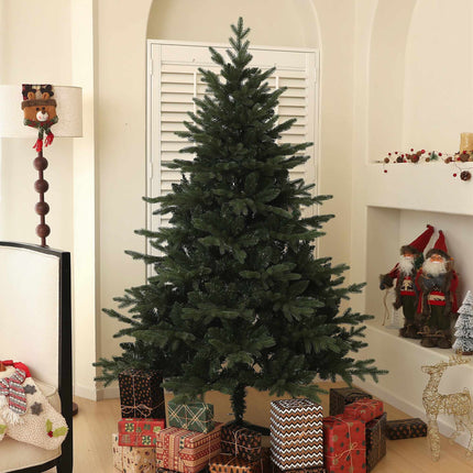 Artificial Christmas Tree 180 cm, Spruce Design, 1696 Tips, Steel Base, Green