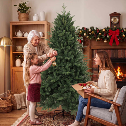 Artificial Christmas Tree 180 cm with 1237 Tips, Flame Retardant, Green