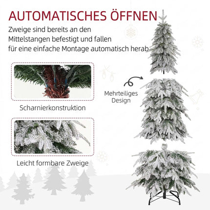 Artificial Christmas Tree 180cm with Snow and 600 Branches