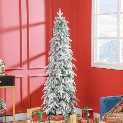 Artificial Christmas Tree 180cm with Snow and 600 Branches
