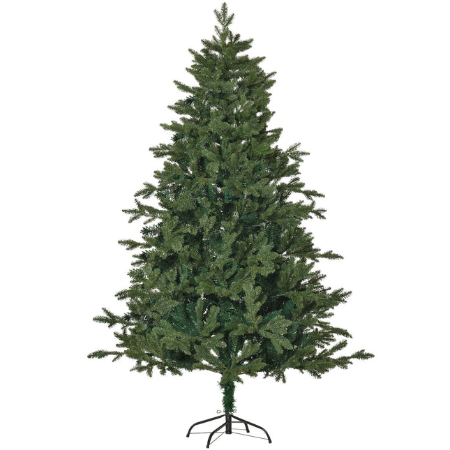 Umělý vánoční stromek 6ft - PVC/PE, kovový stojan