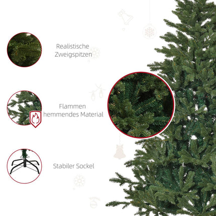 180 cm künstlicher Weihnachtsbaum - PVC/PE, Metallständer