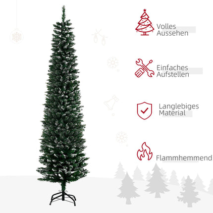 Artificial Christmas Tree, 190 cm, Realistic, Fireproof