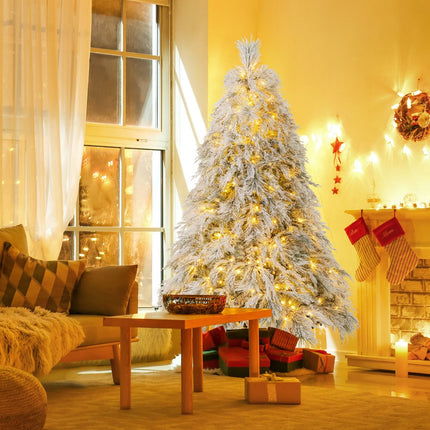 Künstlicher Weihnachtsbaum 192cm, Klappmechanismus, 250 warmweiße LEDs