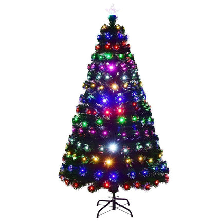Künstlicher Weihnachtsbaum 210 cm, 280 LEDs, Metallständer