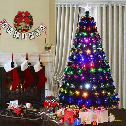 Künstlicher Weihnachtsbaum 210 cm, 280 LEDs, Metallständer