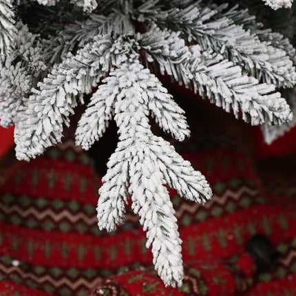 Artificial Christmas Tree 210 cm with Snow and 800 Branches
