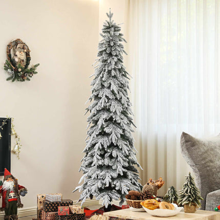 Artificial Christmas Tree 210 cm with Snow and 800 Branches