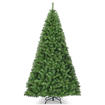 Künstlicher Weihnachtsbaum, 2,7 m PVC, klappbar, Metallständer