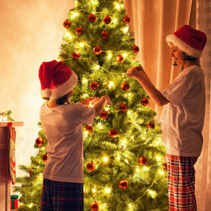 Künstlicher Weihnachtsbaum, 2,7 m PVC, klappbar, Metallständer