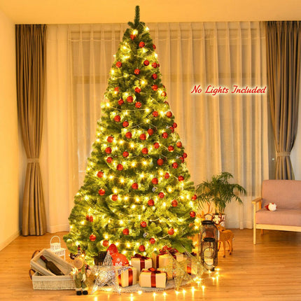 Künstlicher Weihnachtsbaum, 2,7 m PVC, klappbar, Metallständer