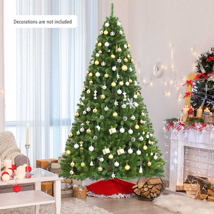 Künstlicher Weihnachtsbaum, 2,7 m PVC, klappbar, Metallständer