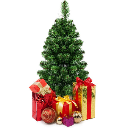 Artificial Christmas Tree, PVC Needles, 60/90cm, Cement Base