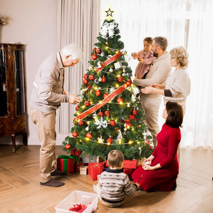 Künstlicher Weihnachtsbaum mit Metallständer, 180 cm, PVC-Material