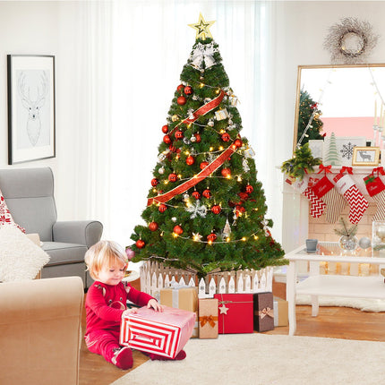 Künstlicher Weihnachtsbaum mit Metallständer, 180 cm, PVC-Material