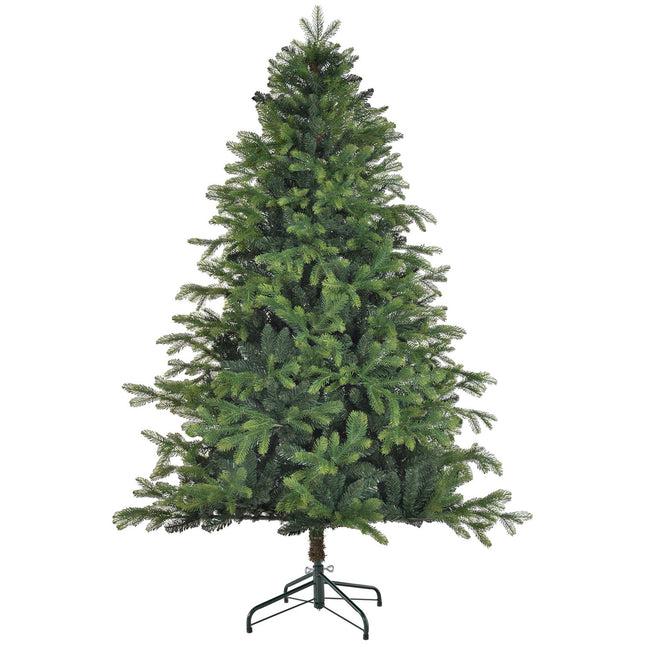 180 cm künstlicher Weihnachtsbaum, 1700 Spitzen, faltbarer Ständer