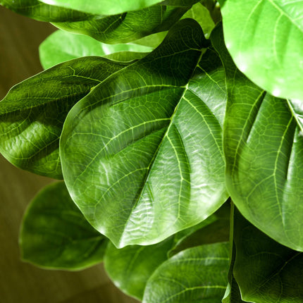 Artificial Ficus Plant, 110 cm, 90 Leaves with Pot