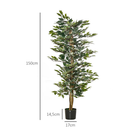 Umělý fíkus 150cm na dekoraci do interiéru i exteriéru