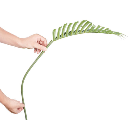 Artificial Gold Cane Palm Tree, 2m, PE, Anti-Tip Pot