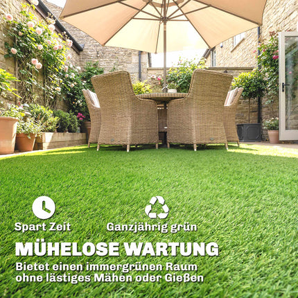 Kunstrasen 100x400cm, selbstentwässernd, 10mm Höhe