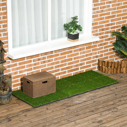 Kunstrasenfliesen – 10er-Pack, 25 mm, für den Gartengebrauch