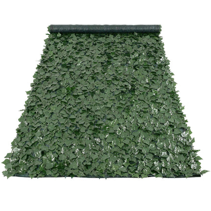 Artificial Ivy Privacy Fence Screen 1.5 x 4 m, PE Mesh