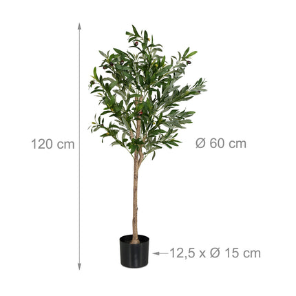 Artificial Olive Tree in Pot – Realistic Decor