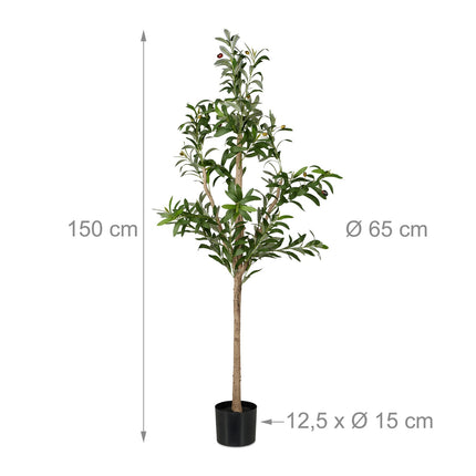 Artificial Olive Tree in Pot – Realistic, Low-Maintenance