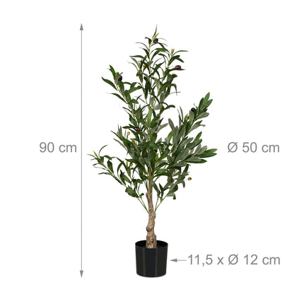 Artificial Olive Tree in Pot – Realistic, Low-Maintenance