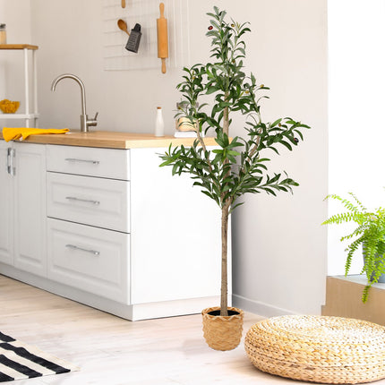 Artificial Olive Tree in Pot – Realistic, Low-Maintenance